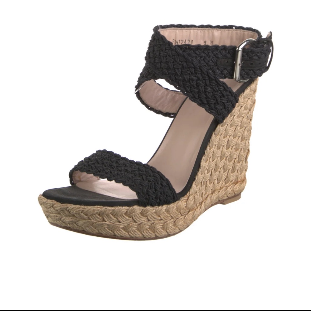 Stuart Weitzman Crossover Espadrilles Women's Size 9